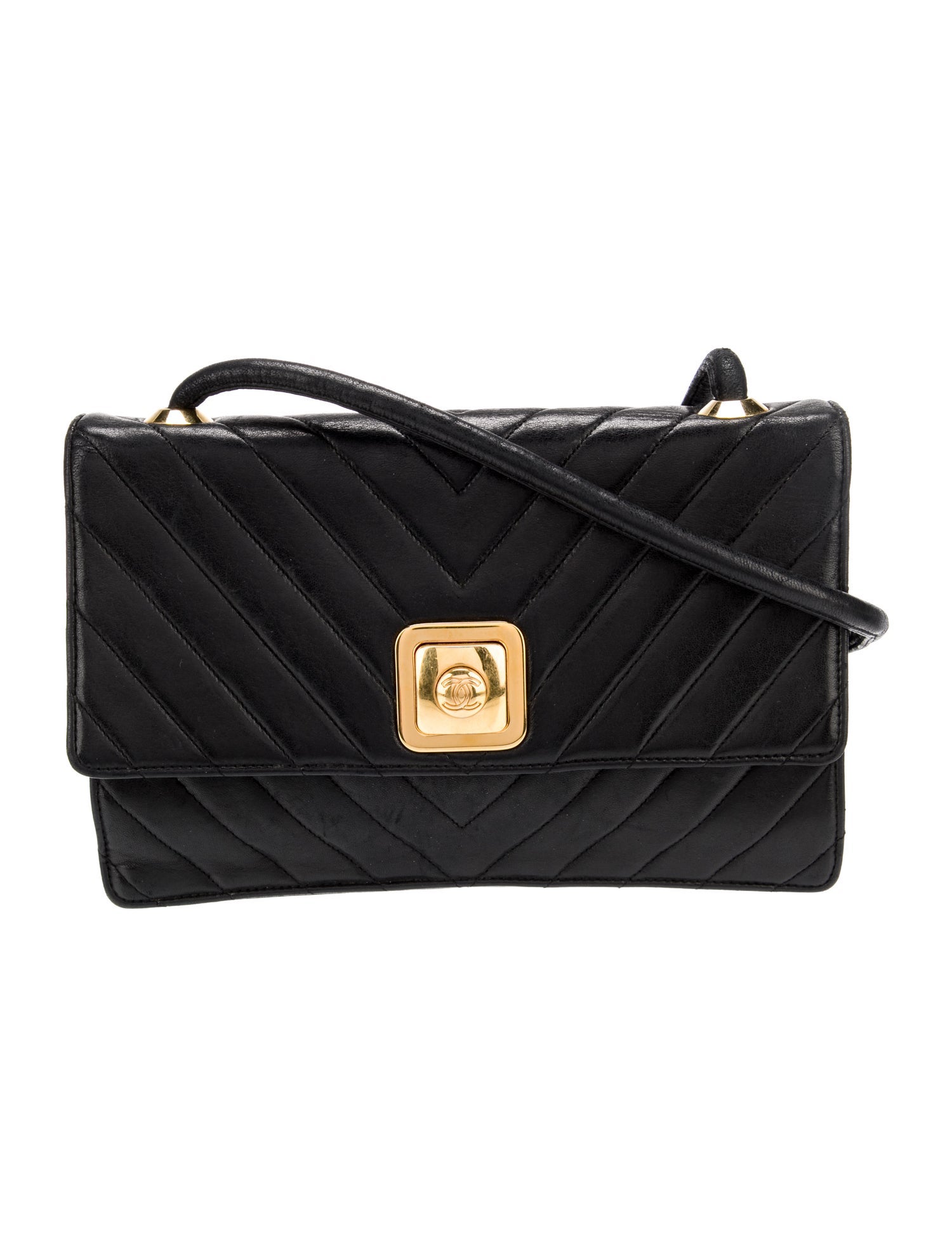 Chanel Chevron Coco Flap Bag