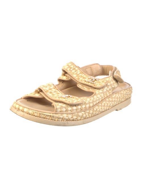 Chanel Gate No. 5 Interlocking CC Logo Espadrilles