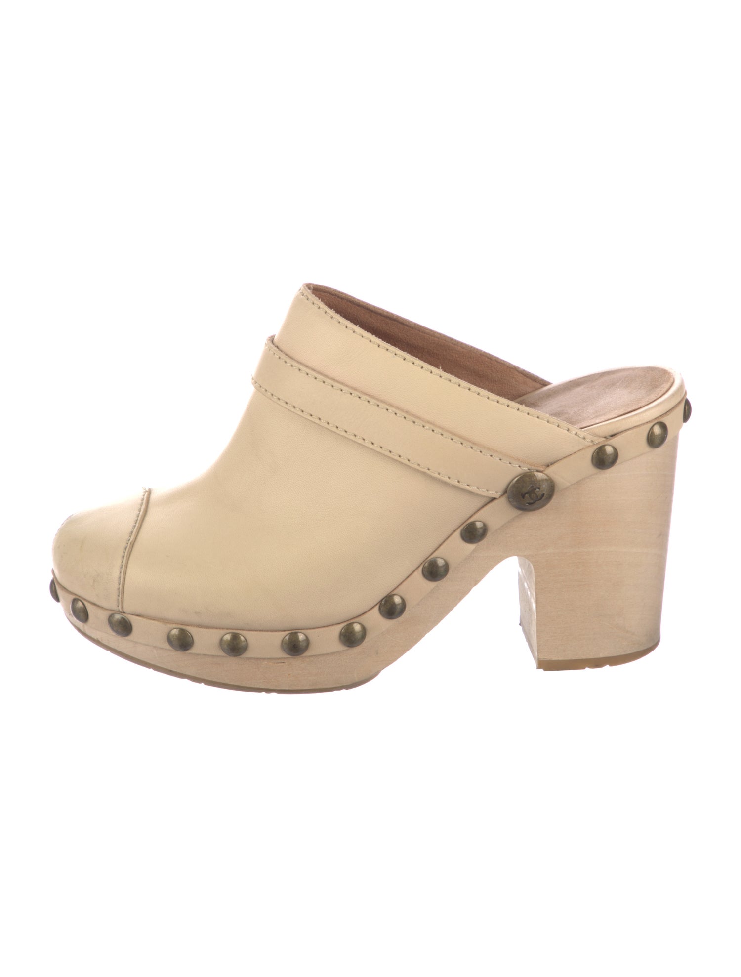 Chanel 2010 Interlocking CC Logo Mules