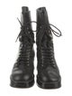 Chanel 2022 Interlocking CC Logo Combat Boots