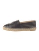 Chanel Interlocking CC Logo Leather Espadrilles