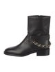 Chanel 2022 Interlocking CC Logo Moto Boots