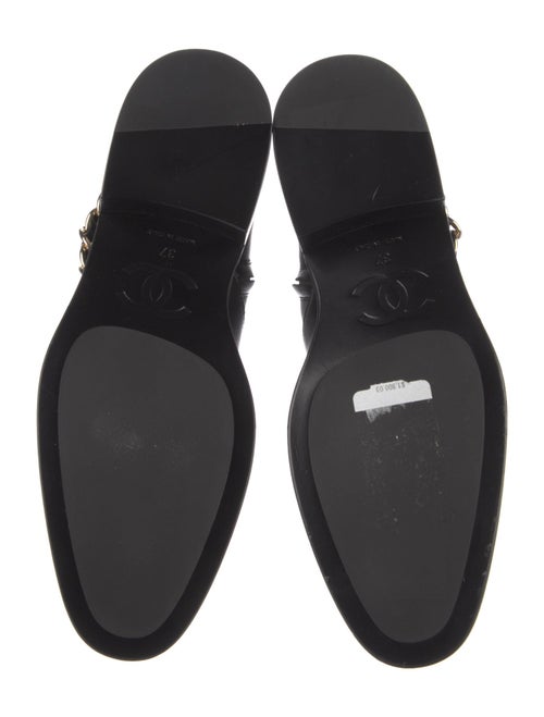 Chanel 2022 Interlocking CC Logo Moto Boots