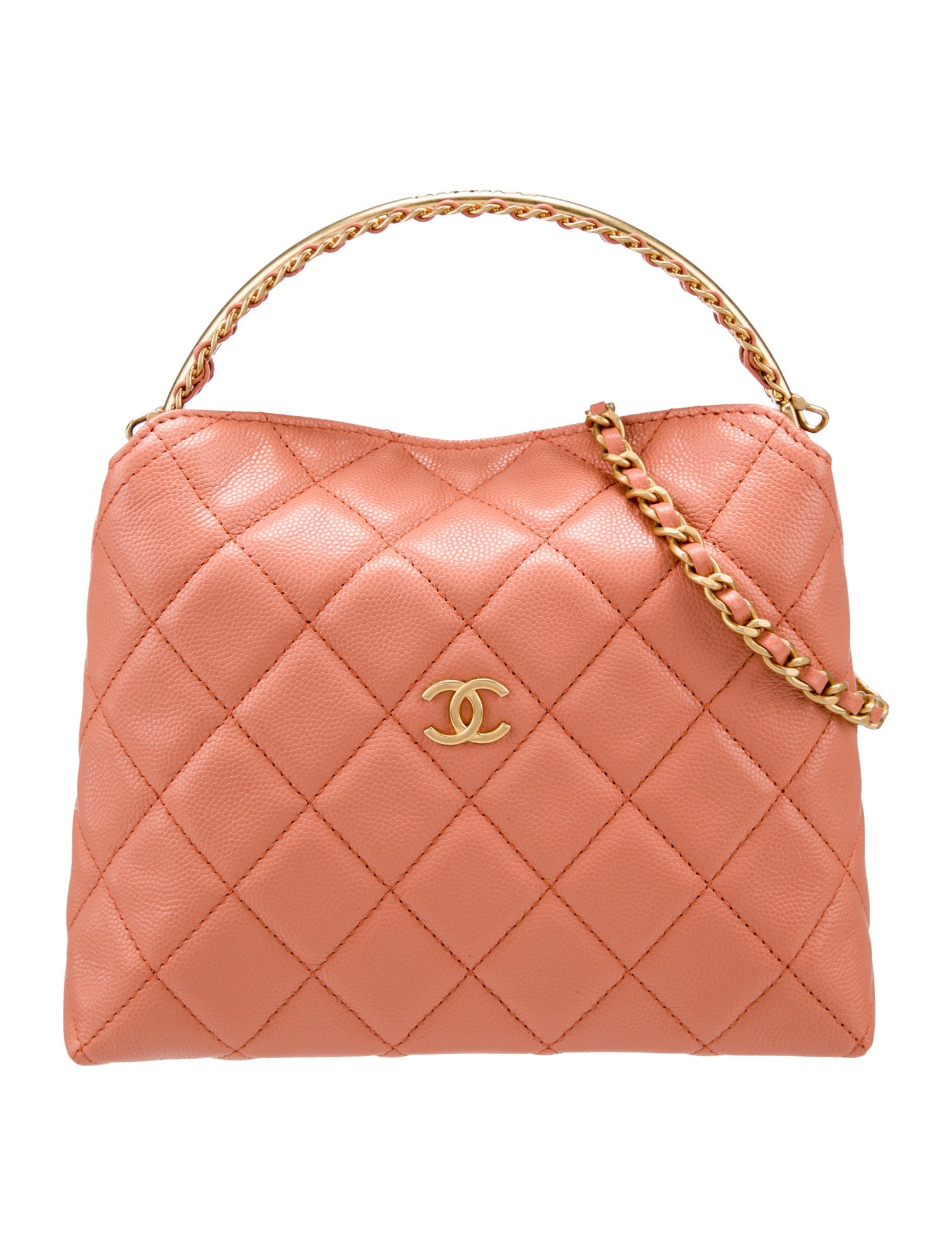 Chanel 2024 Top Handle Clutch w/ Chain