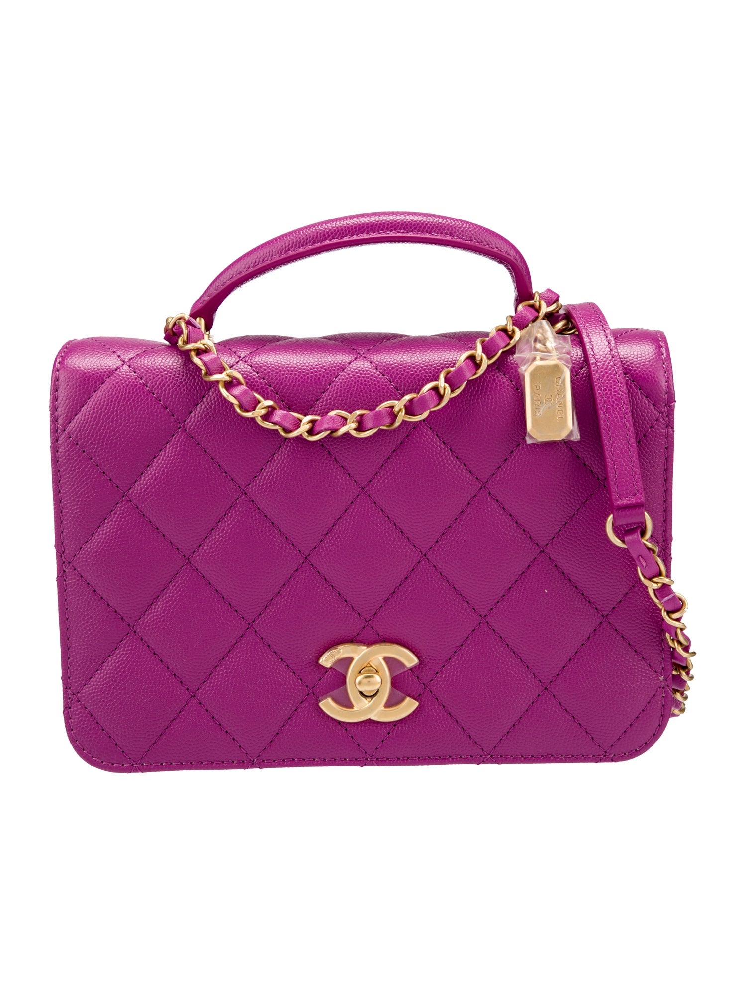 Chanel 2023 Mini Top Handle Flap Bag