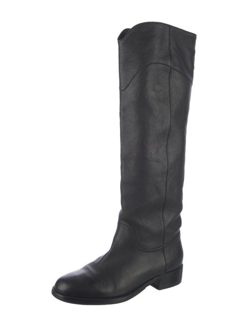 Chanel 2011 Interlocking CC Logo Riding Boots