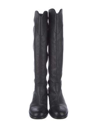 Chanel 2011 Interlocking CC Logo Riding Boots