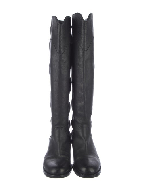 Chanel 2011 Interlocking CC Logo Riding Boots