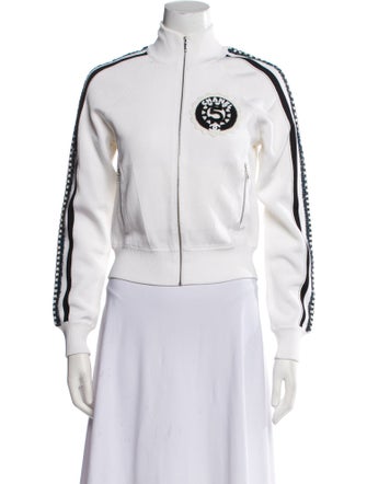 Chanel 2023 Graphic Print Bomber Jacket