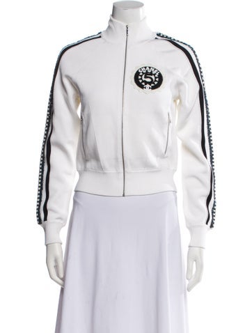 Chanel Jackets 2023 Graphic Print Bomber Jacket Us2, Fr34 | XS