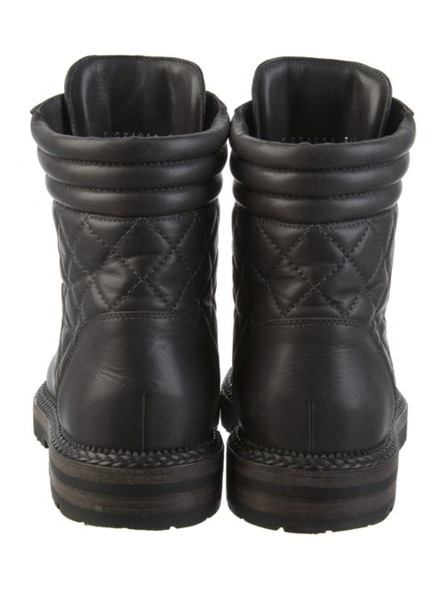 Chanel 2018 Interlocking CC Logo Combat Boots