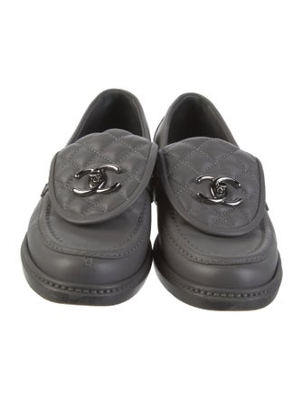 Chanel 2022 Interlocking CC Logo Loafers
