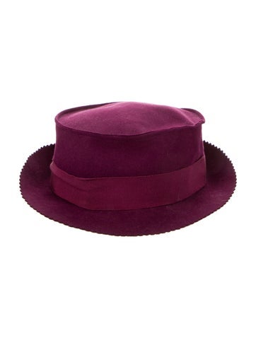 Chanel Hats Solid Felt Fedora