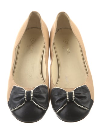 Chanel 2016 Interlocking CC Logo Ballet Flats