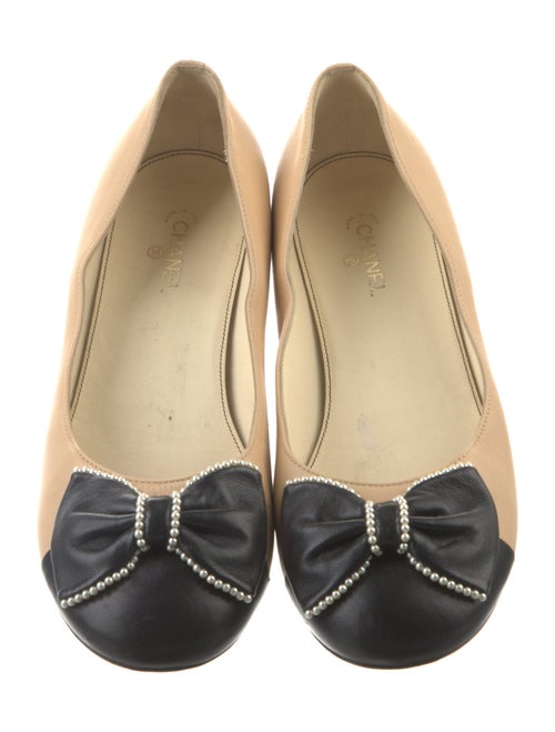 Chanel 2016 Interlocking CC Logo Ballet Flats