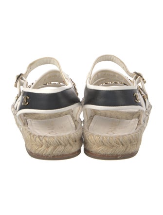 Chanel 2020 Interlocking CC Logo Espadrilles
