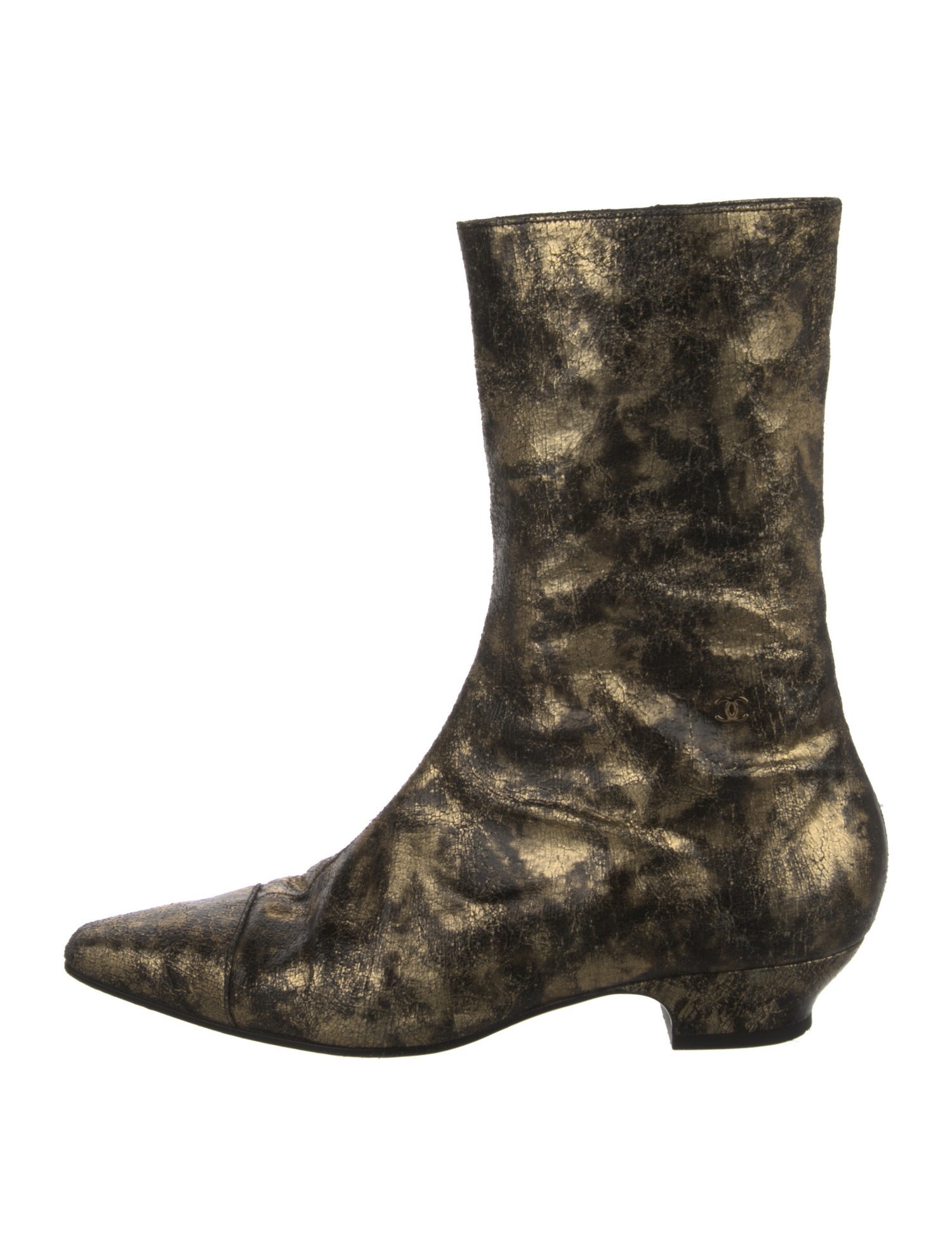 Chanel 2018 Interlocking CC Logo Boots