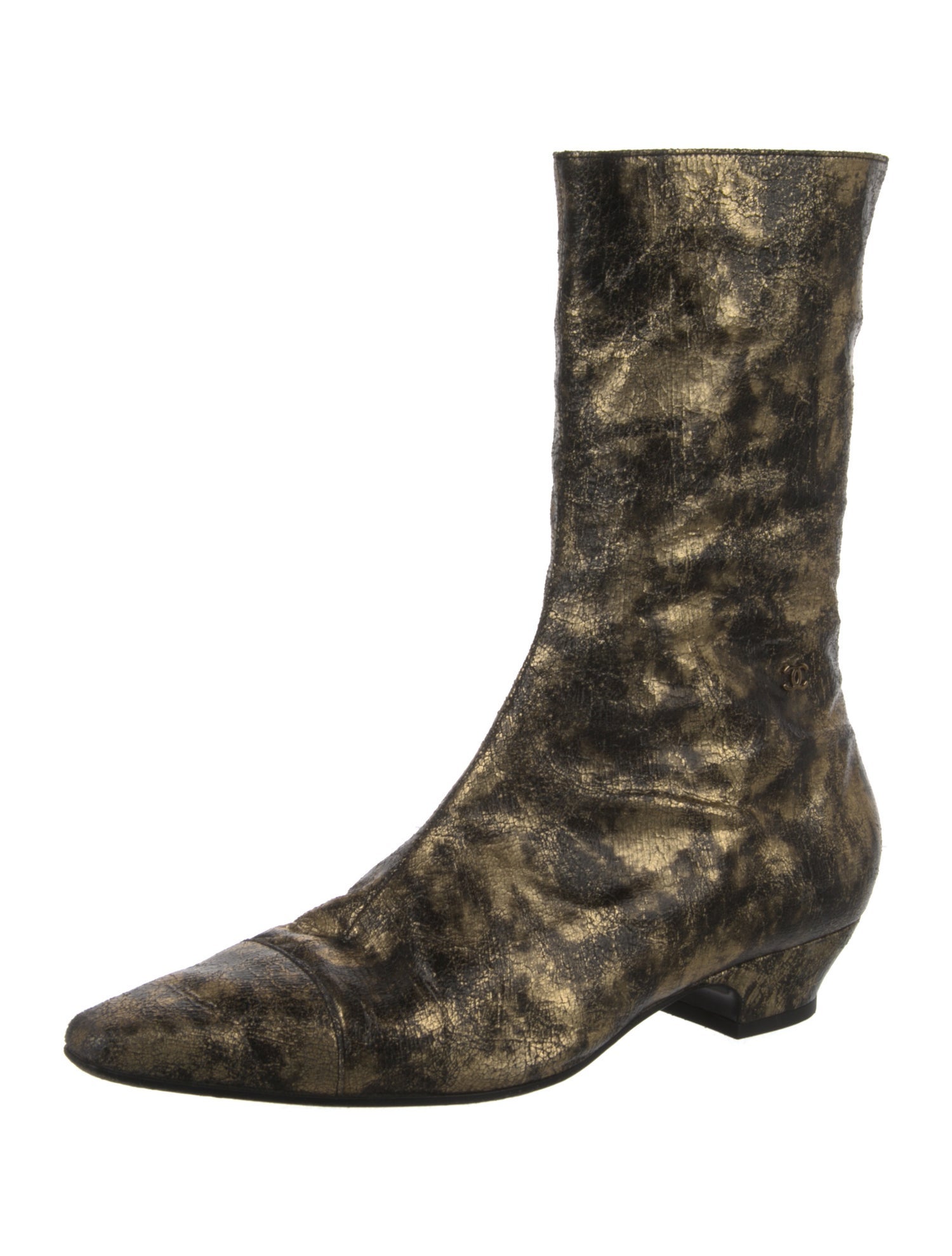 Chanel 2018 Interlocking CC Logo Boots