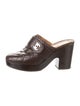 Chanel 2011 Interlocking CC Logo Mules