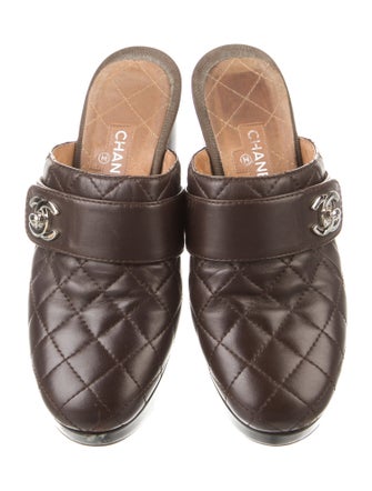Chanel 2011 Interlocking CC Logo Mules