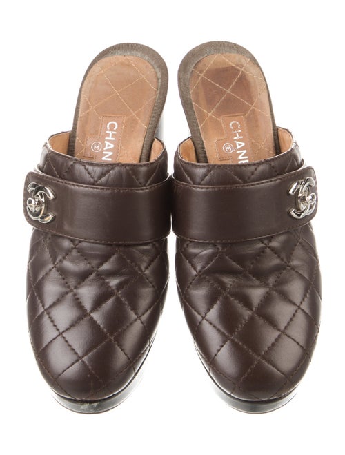 Chanel 2011 Interlocking CC Logo Mules