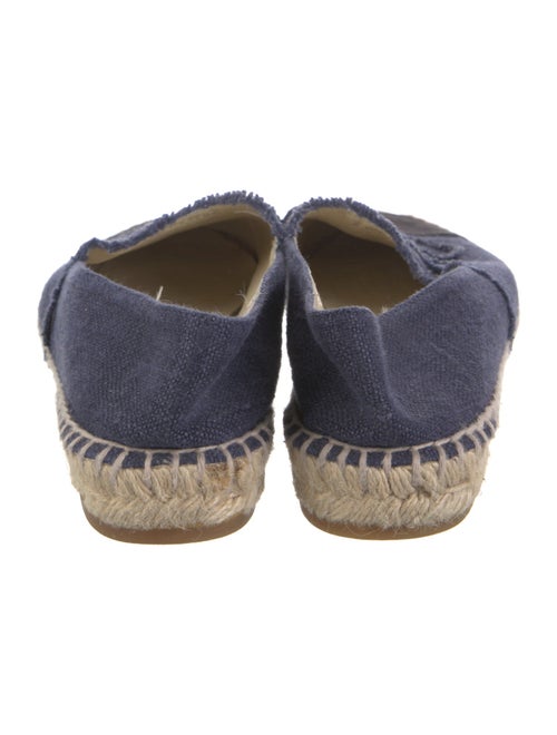 Chanel Interlocking CC Logo Denim Espadrilles