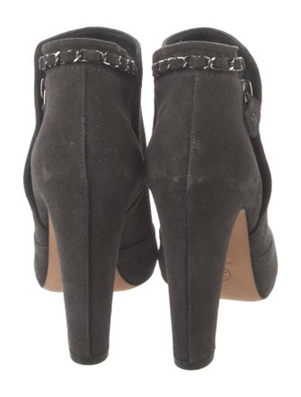 Chanel 2014 Interlocking CC Logo Boots