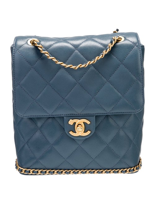 Chanel 2023 Camellia Chain Around Backpack