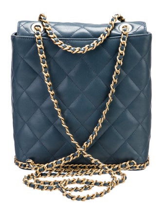 Chanel 2023 Camellia Chain Around Backpack