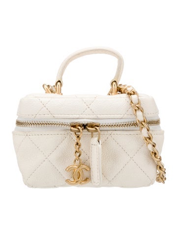 Chanel Mini Bags Top Handle Vanity w/ Chain