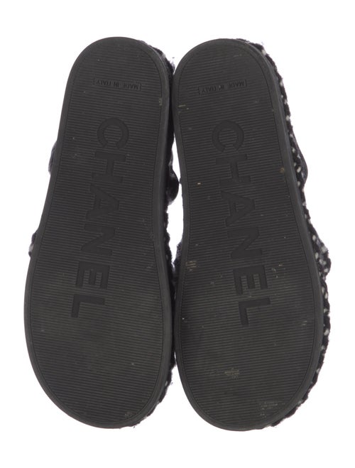 Chanel 2021 Interlocking CC Logo Slingback Sandals