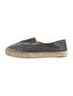 Chanel Interlocking CC Logo Lambskin Espadrilles