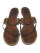 Chanel 2006 Interlocking CC Logo T-Strap Sandals