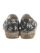 Chanel Interlocking CC Logo Leather Espadrilles