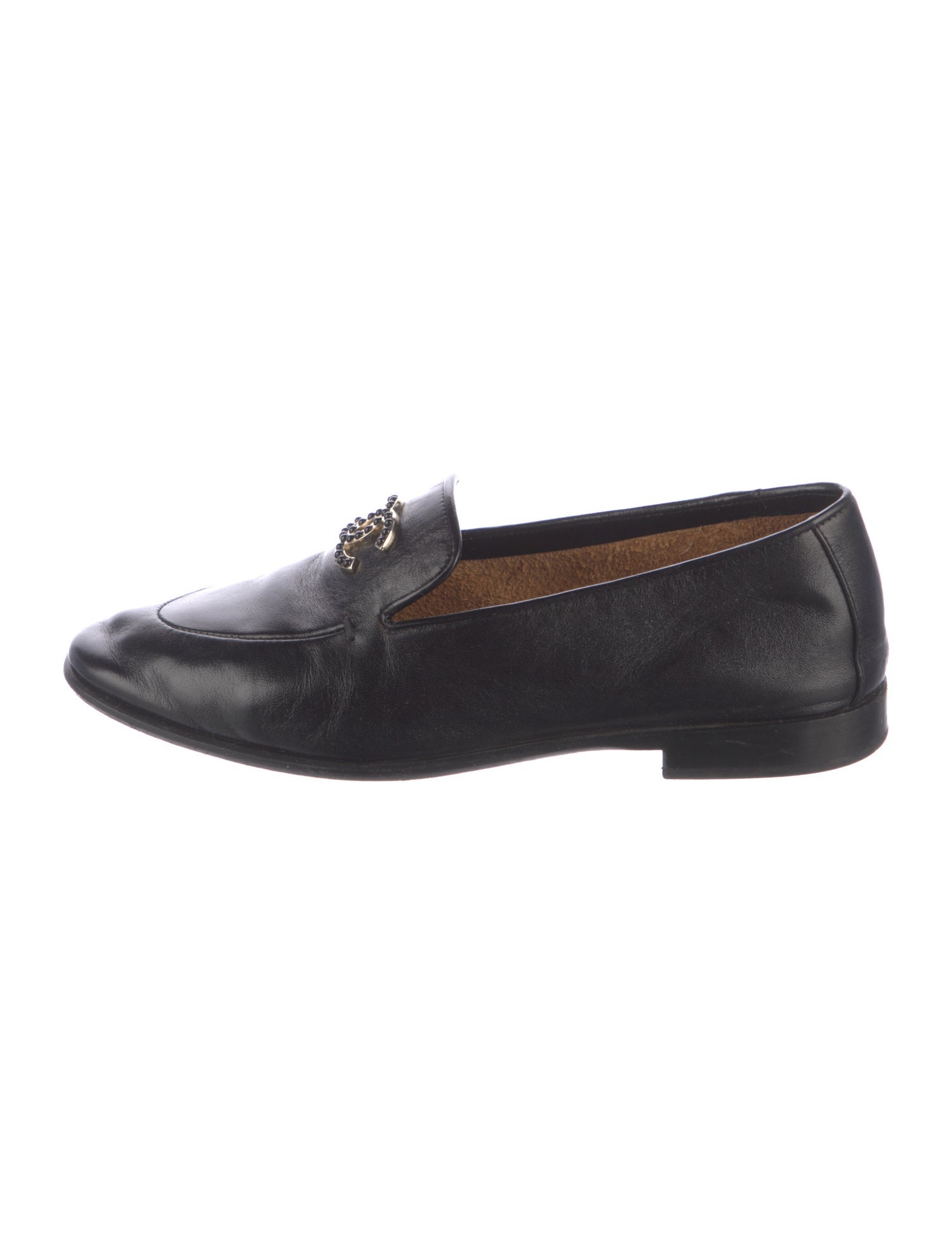 Chanel 2023 Interlocking CC Logo Loafers