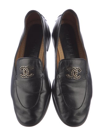 Chanel 2023 Interlocking CC Logo Loafers