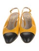 Chanel Leather Slingback Pumps