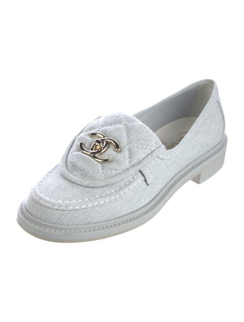 Chanel 2024 Interlocking CC Logo Loafers
