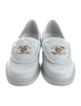 Chanel 2024 Interlocking CC Logo Loafers