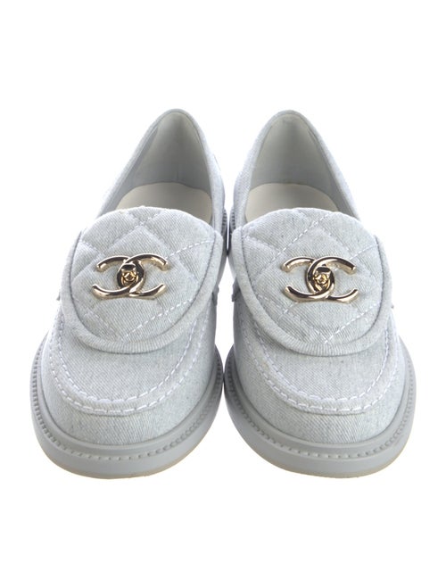 Chanel 2024 Interlocking CC Logo Loafers