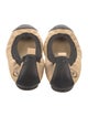 Chanel Interlocking CC Logo Leather Ballet Flats