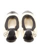 Chanel Interlocking CC Logo Leather Ballet Flats