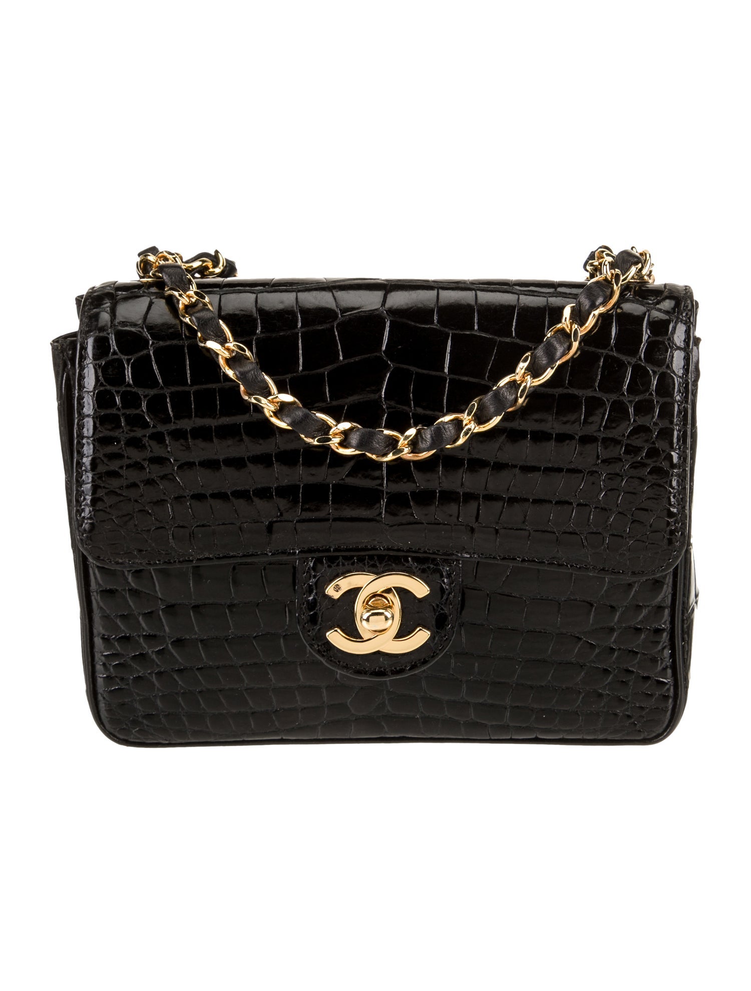 Chanel Classic Alligator Mini Square Flap Bag