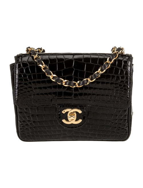 Chanel Classic Alligator Mini Square Flap Bag
