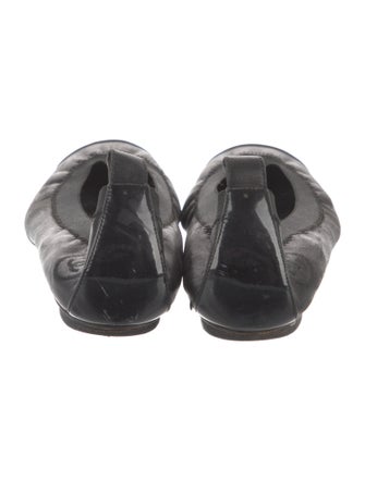 Chanel Interlocking CC Logo Lambskin Ballet Flats