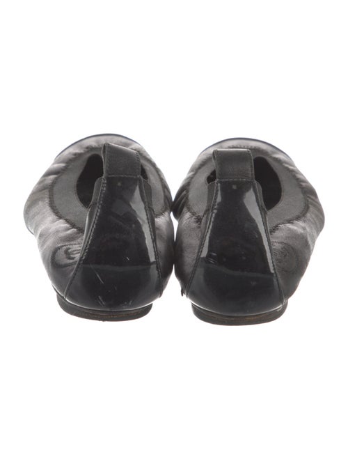 Chanel Interlocking CC Logo Lambskin Ballet Flats