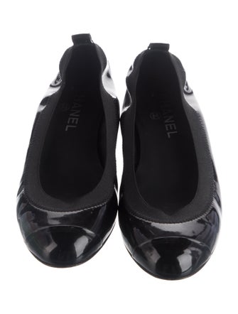Chanel 2011 Interlocking CC Logo Flats