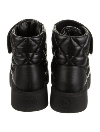 Chanel 2024 Interlocking CC Logo Combat Boots