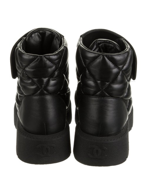 Chanel 2024 Interlocking CC Logo Combat Boots