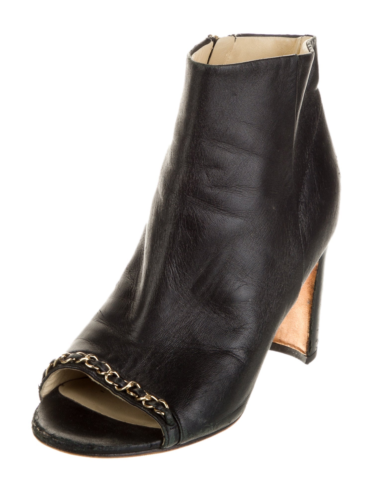 Chanel 2016 Interlocking CC Logo Boots